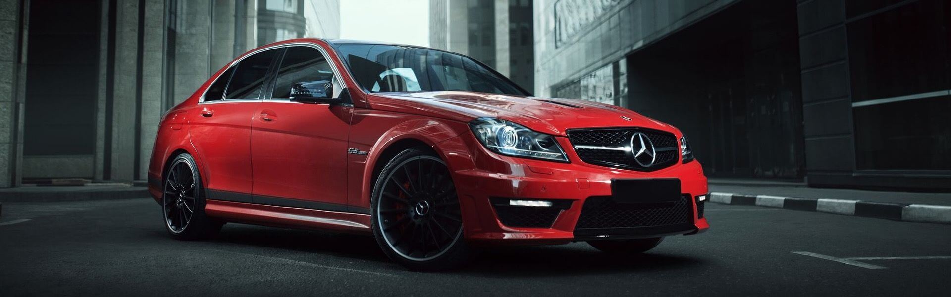 Red Mercedes | San Francisco Automotive Solutions